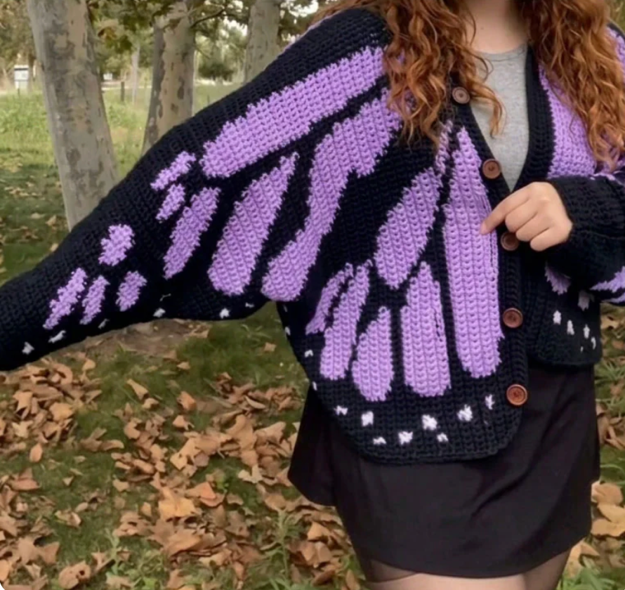 Zoey's Butterfly Cardigan